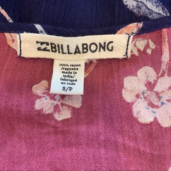 Billabong boho long sleeve mini dress Size Small - Picture 7 of 8